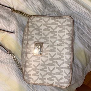 White Michael Kors purse